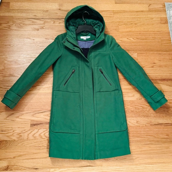 Boden Moleskin hooded mid-length cotton overcoat - Picture 6 of 6